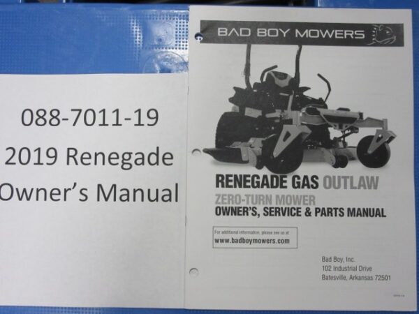 088-7011-19 - Bad Boy Mower Parts