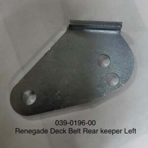 039-0196-00 Rear Deck Belt Keep-LH-Plated