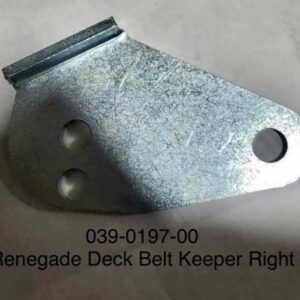 039-0197-00 Rear Deck Belt Keep-RH-Plated