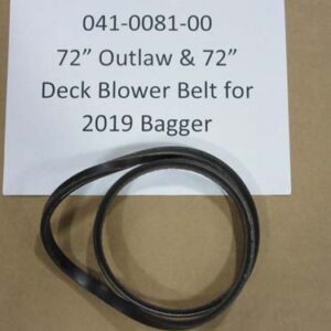 041-0081-00 - 72" Outlaw Blower Belt for 2019 Bagger