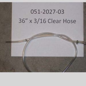 051-2027-03 - 36" - 3/16" Clear Hose