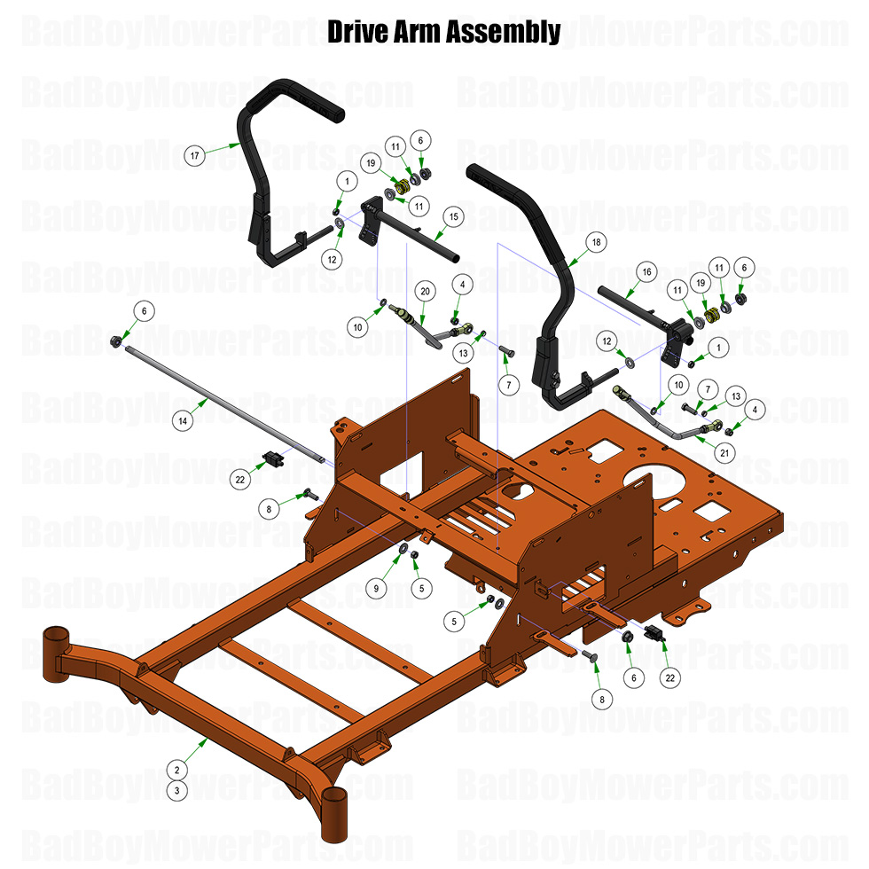 2026 MZ Magnum Drive Arm Assembly Part Diagram
