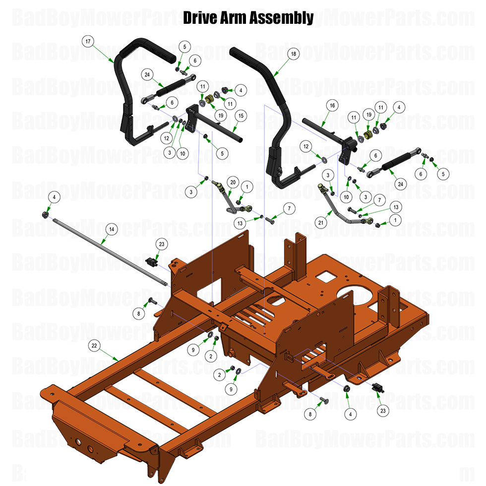 2026 Maverick HD Drive Arm Assembly Part Diagram