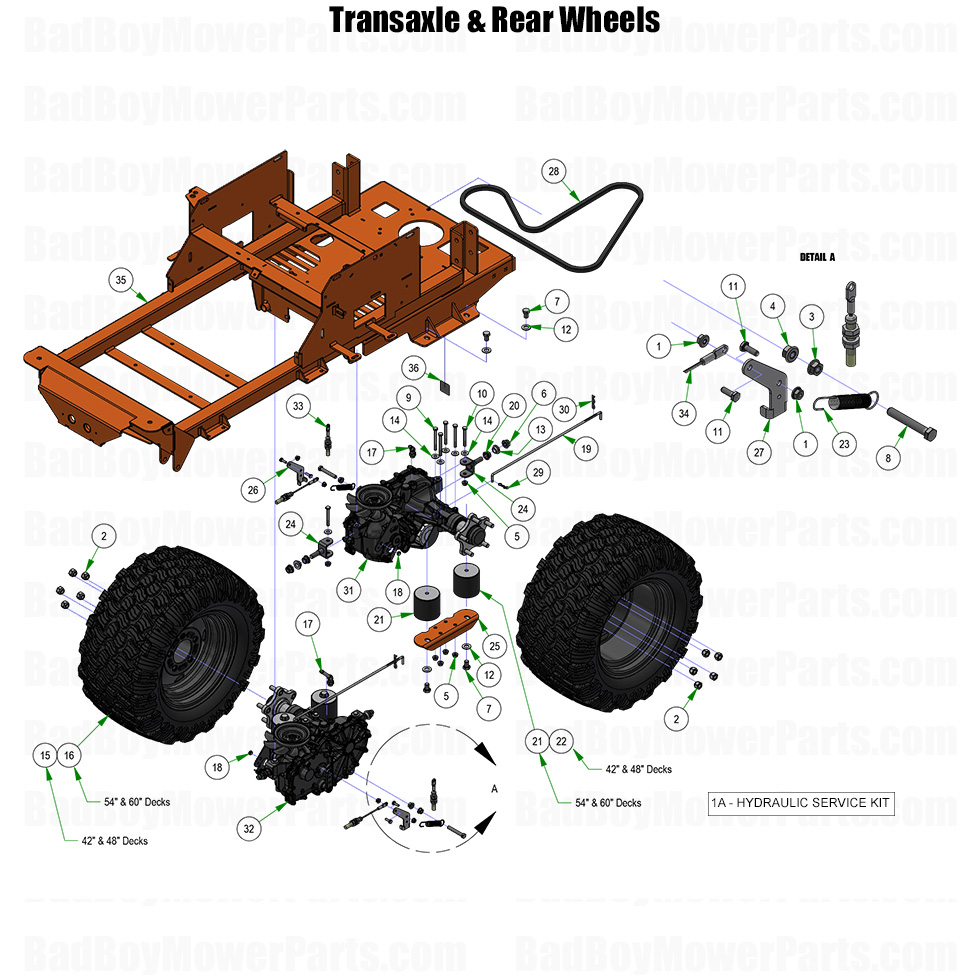 2026 Maverick HD Transaxle Part Diagram