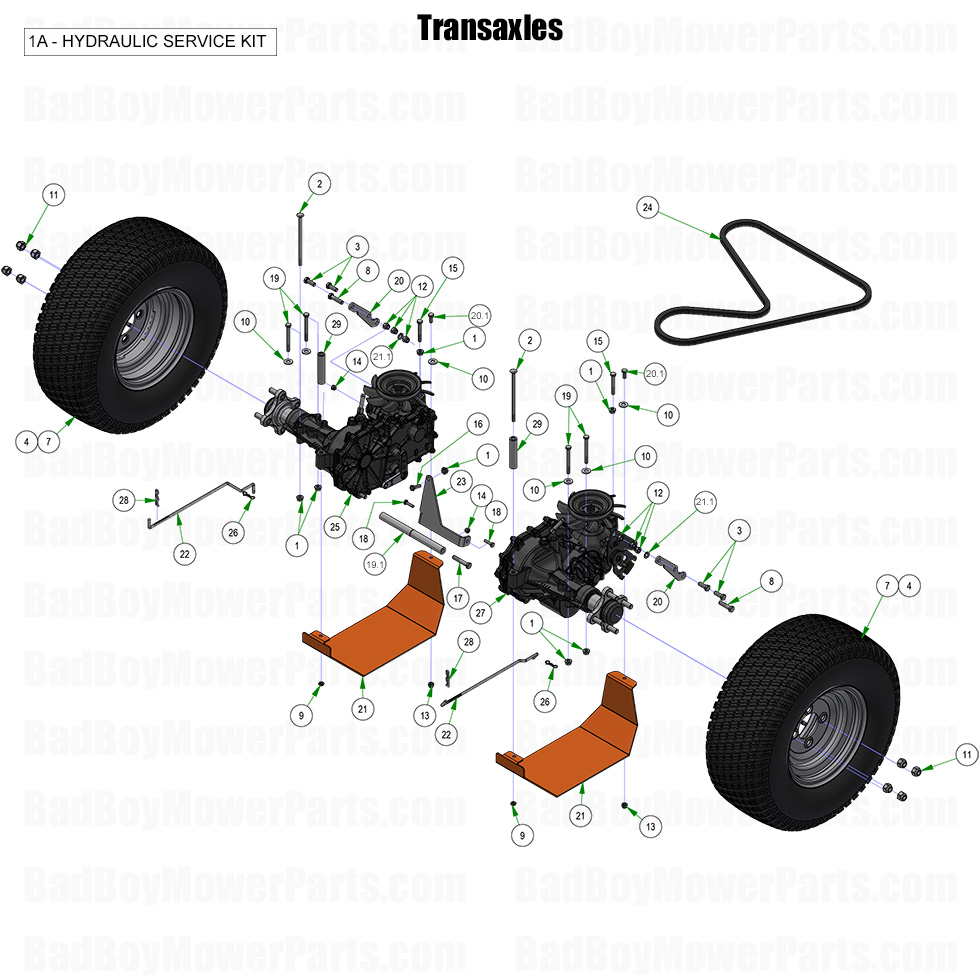 2026 Raider Transaxles Part Diagram