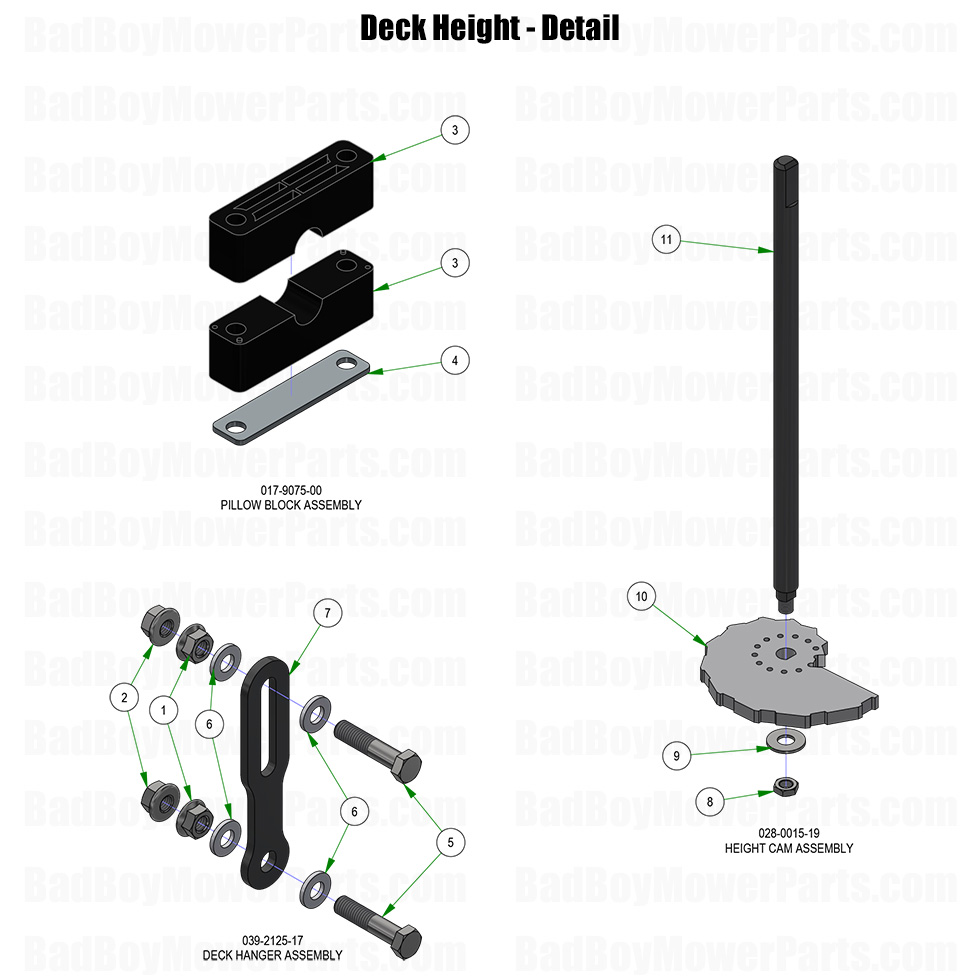 2026 Rebel Deck Height Detail Part Diagram