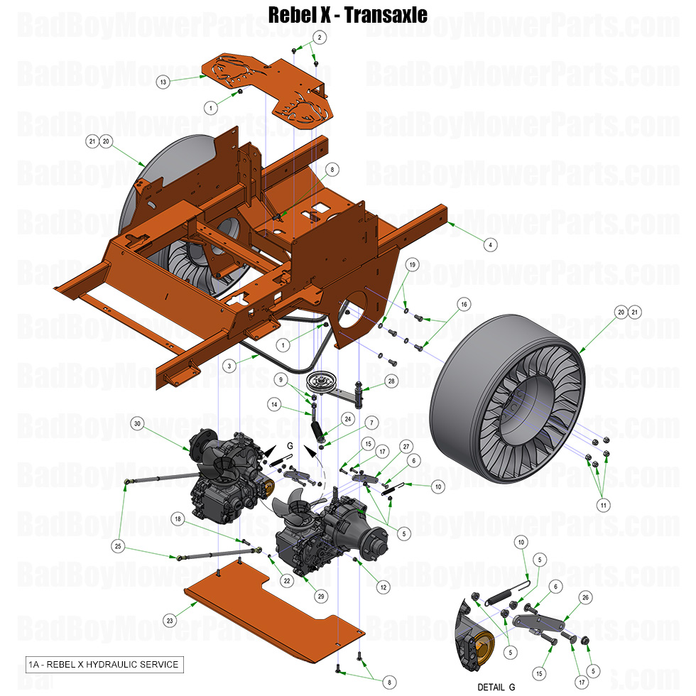 2026 Rebel X Transaxle Part Diagram