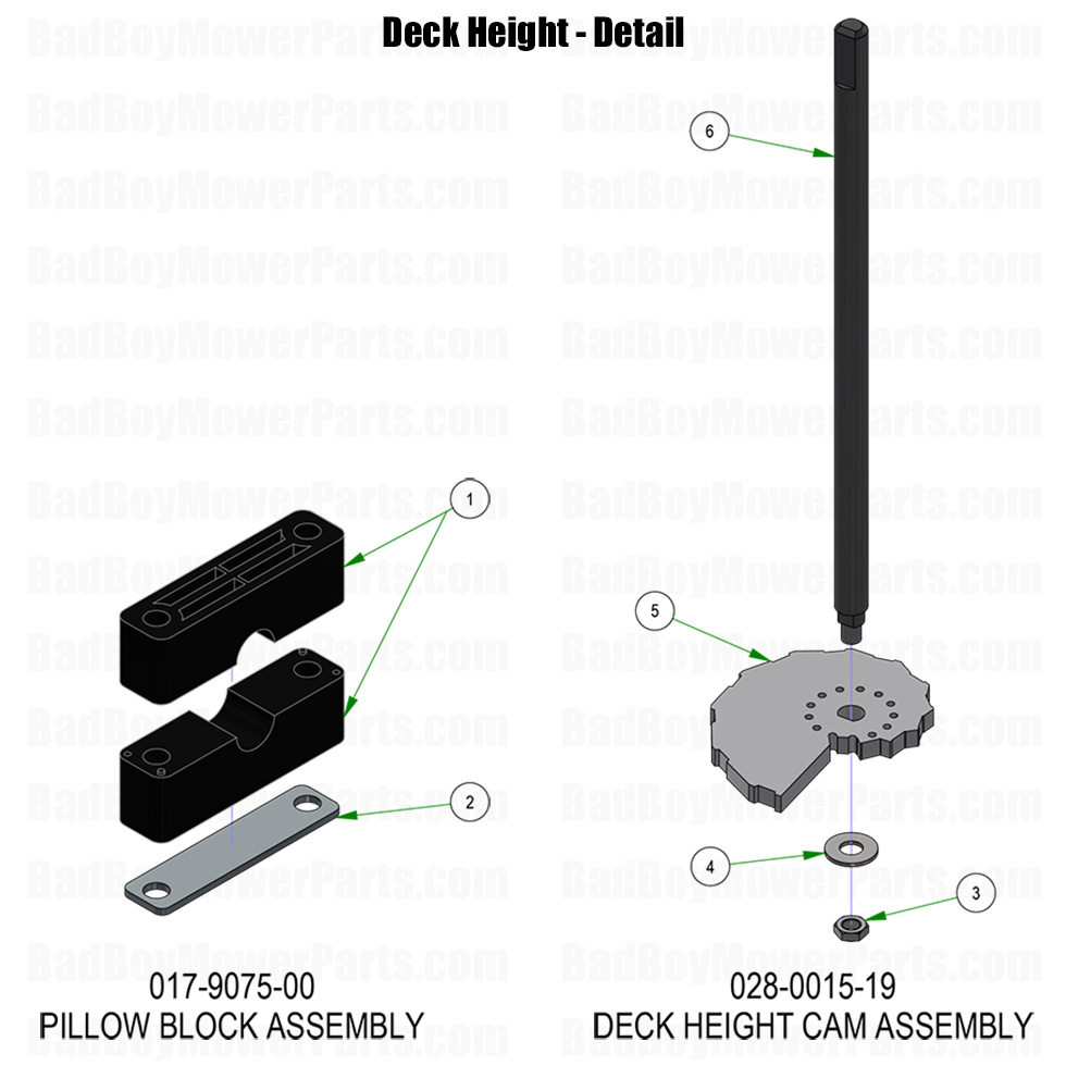 2026 Renegade Diesel Deck Height Detail Part Diagram