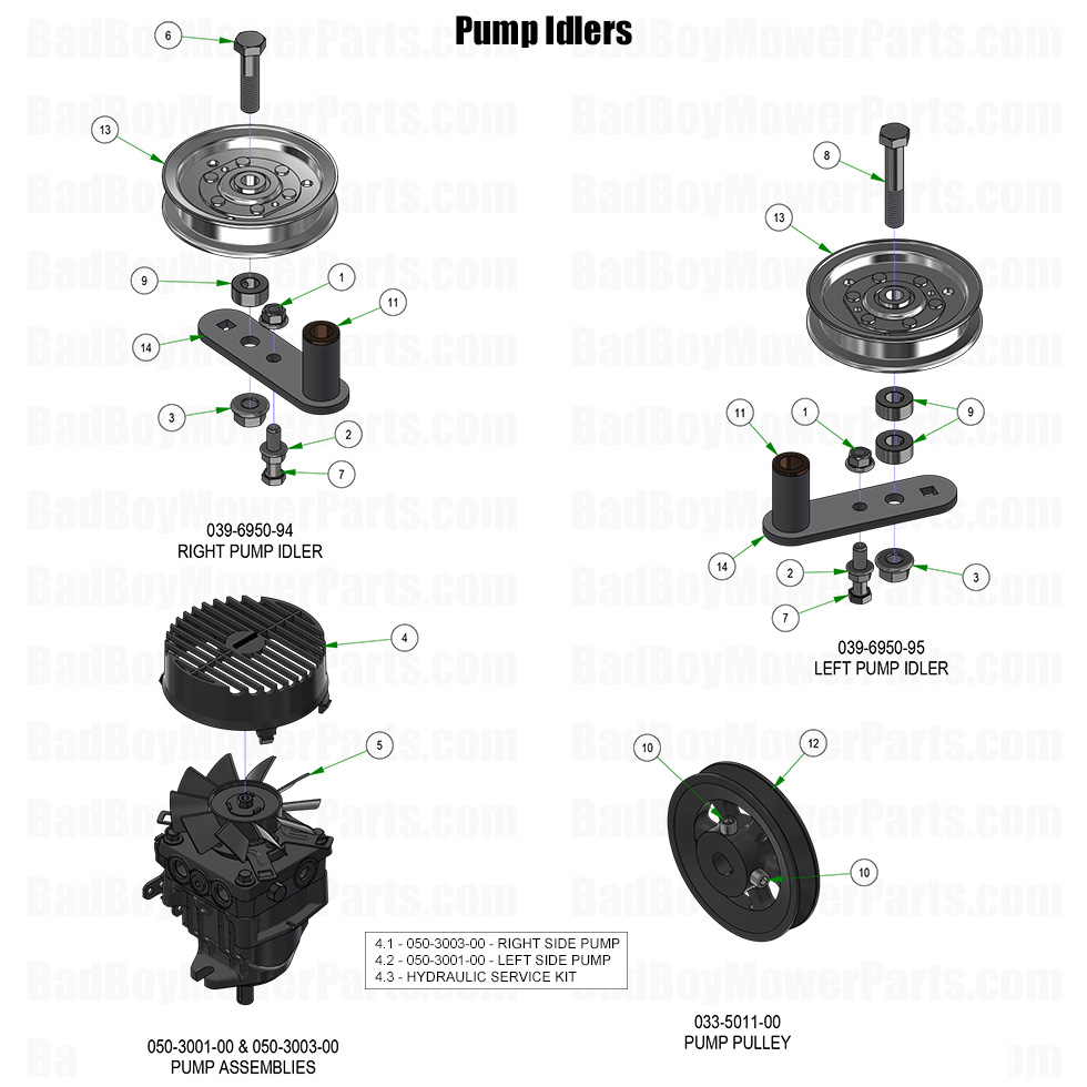 2026 Renegade Diesel Pump Idler Part Diagram