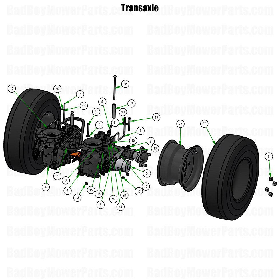 2026 Revolt 36 Transaxle Assembly Part Diagram