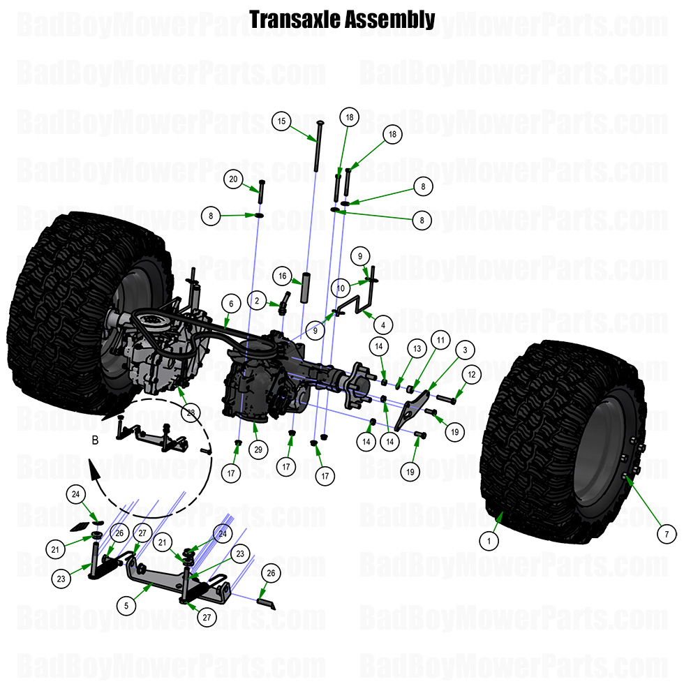 2026 Revolt 48-61 Transaxle Assembly Part Diagram