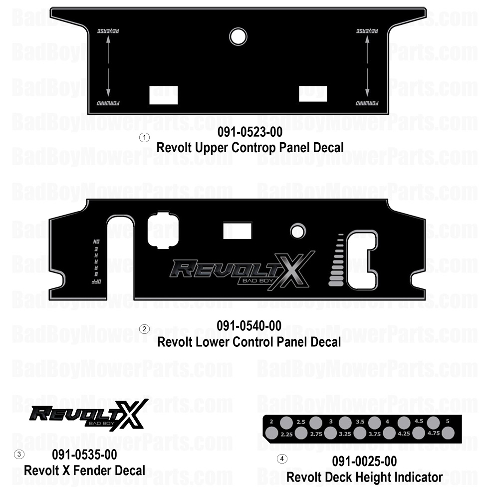 2026 Revolt X Decals Diagram
