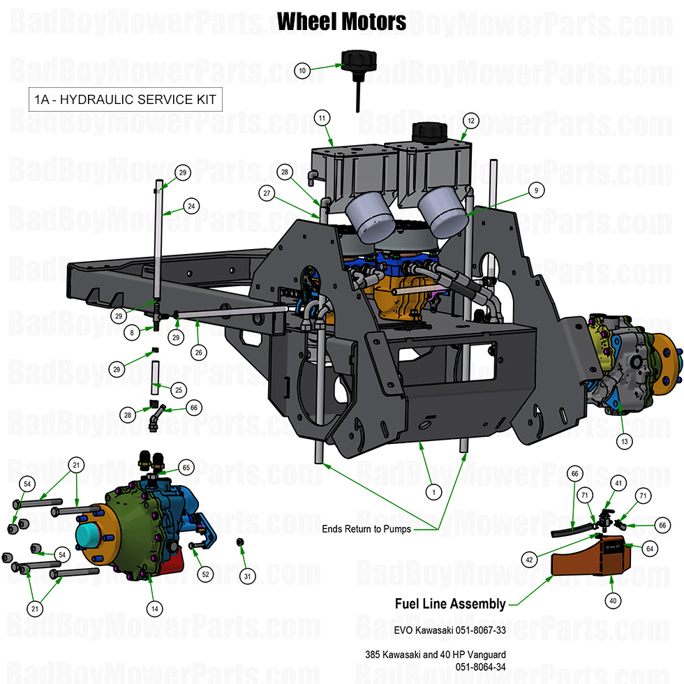 2026 Revolt X Wheel Motors Part Diagram