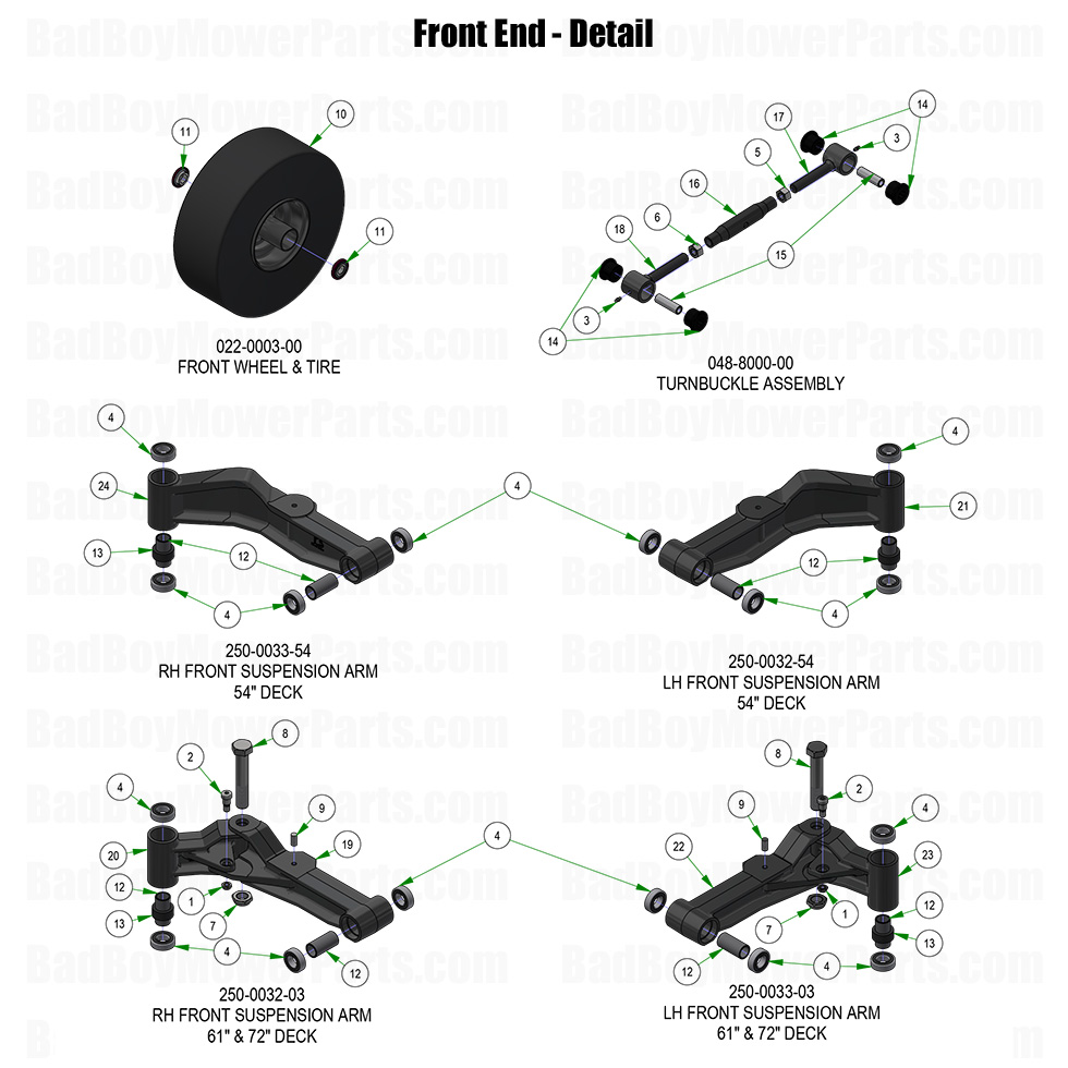 2026 Rogue Front End Detail Part Diagram