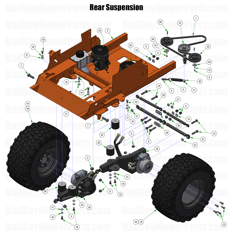 2026 Rogue Rear Suspension Part Diagram