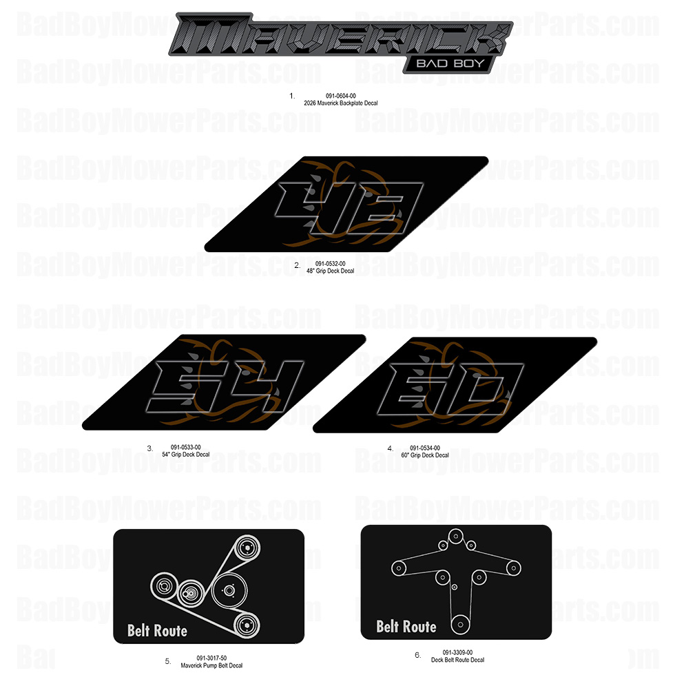 2026 > Maverick > Decals - 2