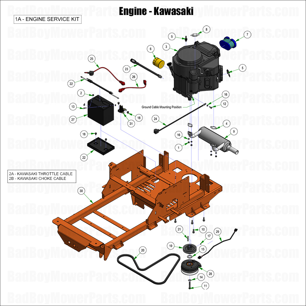 2026 > Maverick > Engine - Kawasaki FS730R