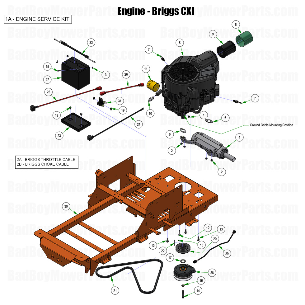 2026-ZT-Elite-Engine-Briggs-CXI-Diagram